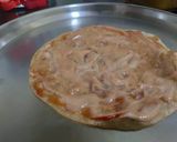 A picture of step 2 of Chana Mayo rolls.