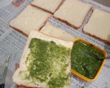 A picture of step 4 of Veg cheese sandwich.