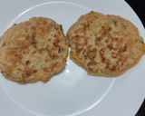 Foto del paso 6 de la receta: Hamburguesa🥩de res 🧀en pancakes🧇de vegetales🍔🥯🥞