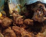 A picture of step 1 of Mutton pulao.