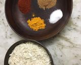 A picture of step 1 of Masala chevdo.