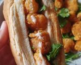 A picture of step 6 of Fried king prawns.