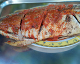 Foto del paso 4 de la receta: Pescado asado al carbón