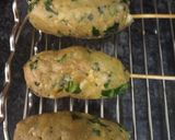 A picture of step 9 of Banana ChickPeas Kebaab.