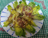 Foto del paso 4 de la receta: Cogollos con aliño de ajo refrito 💚