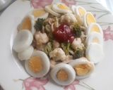 Foto del paso 2 de la receta: Fideos con Brócoli, coliflor, habichuelas y huevos