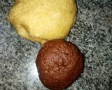A picture of step 10 of Coconut striped biscuit.