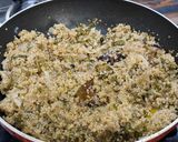 A picture of step 8 of Telangana Style Bagara Quinoa.
