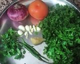 धनिया लहसुन चटनी(Dhniya lahsun ki chutney recipe in hindi) रेसिपी चरण 1 फोटो