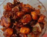 A picture of step 9 of Paneer Chilli.