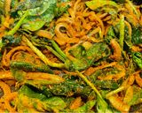 A picture of step 5 of Prawn and Spinach Balti Curry.