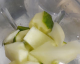 A picture of step 2 of Cucumber and melon.
