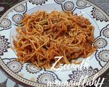 A picture of step 4 of Red Sauce Cheesy Spaghetti.