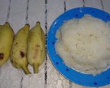 Hình bước làm 1 của món Chuối nếp nướng bằng nồi chiên không dầu