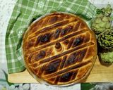 Foto del passaggio 10 della ricetta Torta sfoglia di carciofi e ricotta