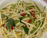 Hình bước làm 2 của món Gỏi Xoài Khô Bò Xé