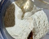 Foto langkah ke 2 dari resep Garlic Flower Bread No Kneed.