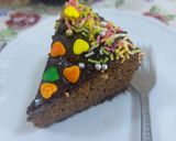 A picture of step 6 of Dates Chocolate cake.