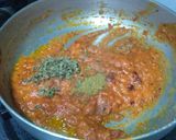 A picture of step 9 of Kadai Paneer.