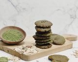 Foto langkah ke 6 dari resep Japanese Matcha Muesli Cookies.