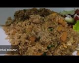 Foto langkah ke 6 dari resep Resep nasi goreng Hawaii paprika, simple Dan gurih!!.