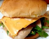 A picture of step 7 of My Steamed Chicken & Chorizo Burger Bun.