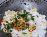 Foto langkah ke 2 dari resep Nasi Goreng Ikan Asin.