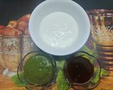 A picture of step 6 of Dahi Samosa Chaat.