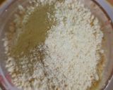 A picture of step 2 of Matar ka dhokla.