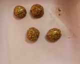 A picture of step 4 of Choco Mint Til Laddu.