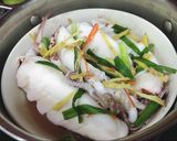 Hình bước làm 5 của món Mực hấp