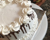 A picture of step 34 of Chocolate cake with whipped cream frosting.