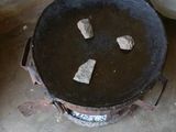 Simple home backed oil cake without an oven