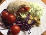 Csirke gyros pitában, gluténmentesen