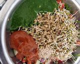 A picture of step 5 of Sprouts Bhel Salad.