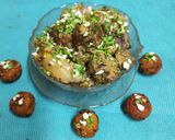 A picture of step 13 of Seasons Freshest Flavours ln A Bowl ----- Methi Muthiya, Ratalu, Tuver Dana, Bateti Nu Shaak.