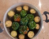 عکس مرحله 6 از دستور دلمه بادمجان و فلفل 👌😍 دلمه عصر سیزده بدر 😋