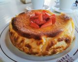 A picture of step 1 of San Sebastián La Viña Cheesecake.