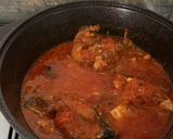 A picture of step 6 of Grilled fish | tomatoe sauce | fish stew.