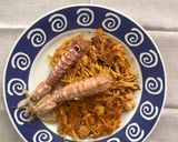 Foto del paso 11 de la receta: Fideuà de galeras y gambitas, al azafrán
