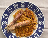 Foto del paso 11 de la receta: Fideuà de galeras y gambitas, al azafrán