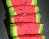 Foto langkah ke 14 dari resep Watermelon Cookies 🍉.