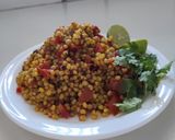 A picture of step 5 of Jowar Upma.