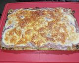 Foto del paso 3 de la receta: Tortilla de papa al horno c/Trocitos de Carne asada _Paleta y Queso Gratinado_