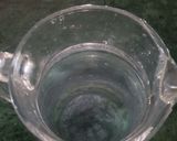 A picture of step 1 of Mango Tango drink.
