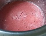 A picture of step 2 of Rose and water melon juice.