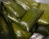 Foto langkah ke 9 dari resep Nagasari Pisang bungkus daun.