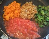 Foto del paso 14 de la receta: Cintas con verduras al dente y camarones