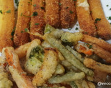 Foto del paso 3 de la receta: Fingers de queso con verduras en tempura congeladas en airfryer