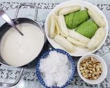Hình bước làm 1 của món Kem chuối bơ